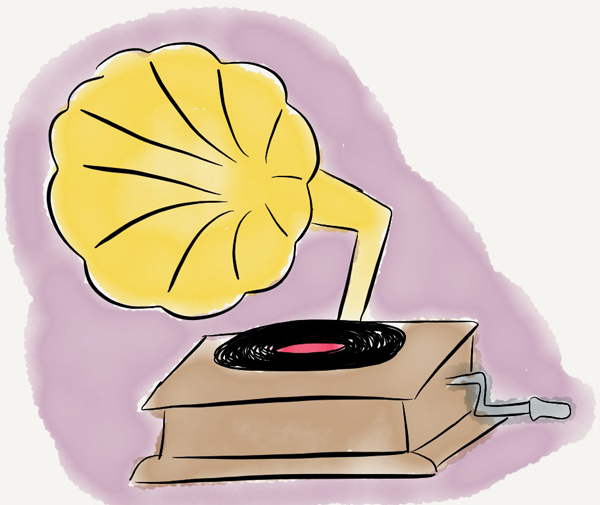 gramophone-record-player